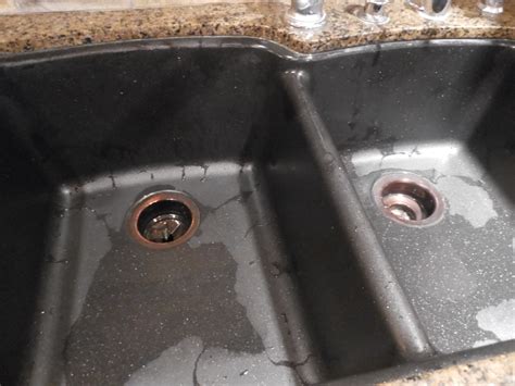 It only looks clean when wet and i have tried we remodeled our kitchen about six months ago and put in a brown granite composite sink. Black granite composite sink cleaning | Hawk Haven