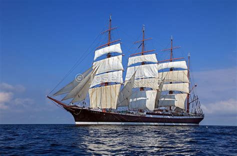 Fourmasted Barque Sedov Tall Ships Race Sailing Ships Tall Ships