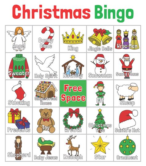 9 Best Free Printable Christmas Bingo Games Pdf For Free At Printablee