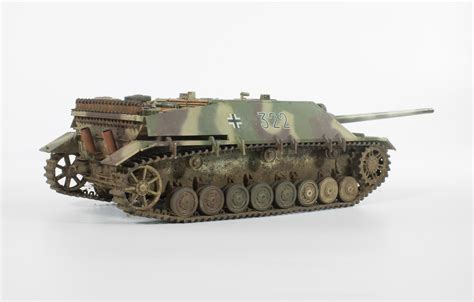 Tamiya S Jagdpanzer Iv Lang Lsm Armour Finished Work