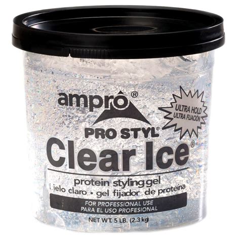 Ampro Pro Styl Clear Ice Protein Styling Gel Ultra Hold 5 Lbs Protein Styling Gel Styling