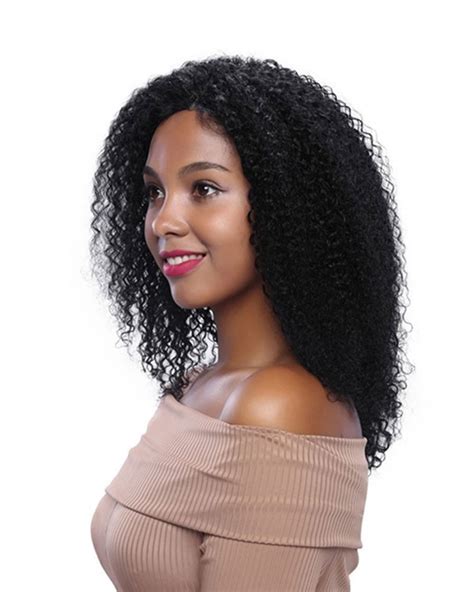 Kili Indian Virgin Hair Glueless Full Lace Wigs Jerry Curl Natural Hairline Flg08