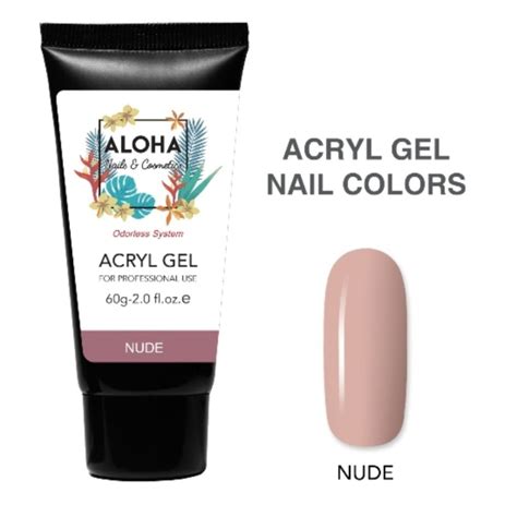 Acryl Gel Aloha UV LED Nude 60gr Aloha Nails Cosmetics SHOPFLIX Gr