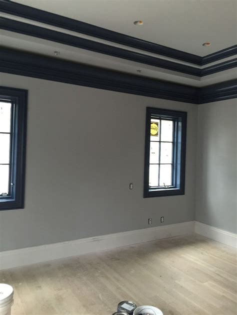 Grey And Navy Blue Room