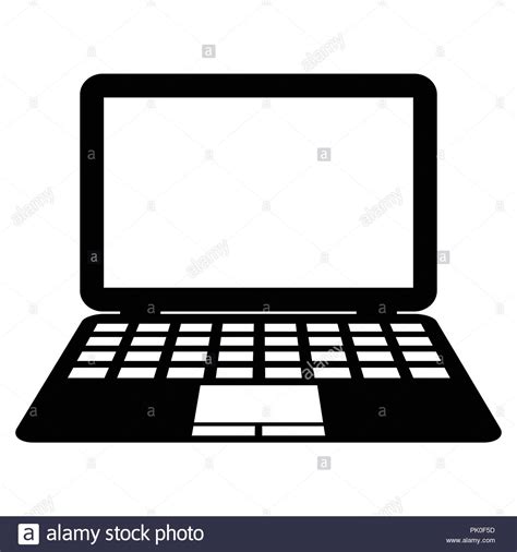 Download Black vector simple editable laptop notebook computer icon ...