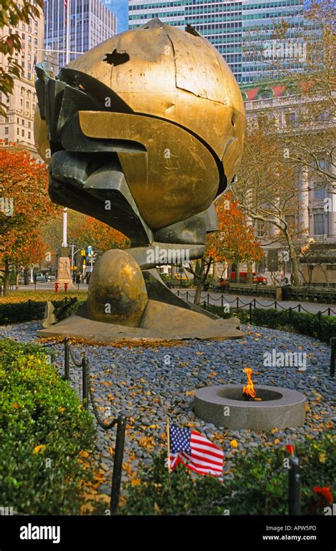 The Sphere By Fritz Koenig In Battery Park New York City United
