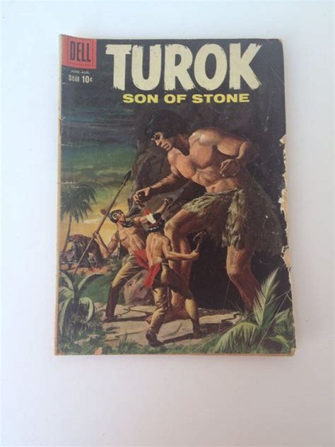 Vintage Turok Son Of Stone Comic Book By Dell By Vintapod Comics