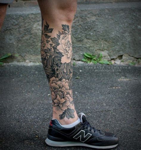 Tattoo Flowers Tattoos For Guys Leg Tattoo Men Flower Leg Tattoos