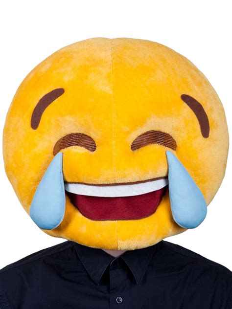 Adult Emoticon Crying Laughing Funny Emoji Fancy Dress