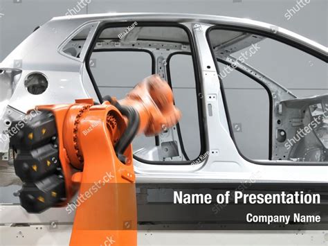 Industry Automation Car Powerpoint Template Industry Automation Car