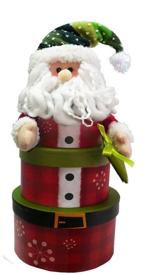 You needed to follow an ice path to reach the portal. Santa Claus Stacking Tower Christmas Holiday Gift Basket ...