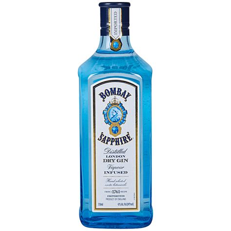 A gin rickey is simply a gin and tonic with the addition of freshly squeezed lime juice. Bombay Sapphire Gin 750 ml - Applejack