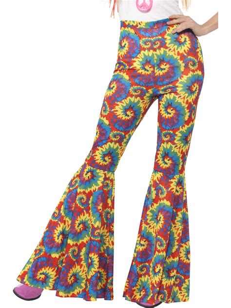 Flared Trousers Ladies Fancy Dress 1970s 1960s Disco Groovy Adults