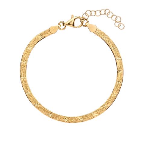 Perlenmarkt Onlineshop Alisia Schlangenarmband Stern Gold