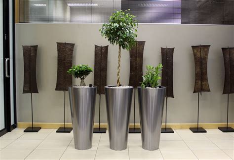 Stainless Steel Cone Planters Houseplants Indoor Modern Planters