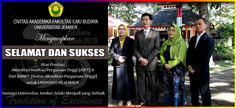 Dalam hal syarat peringkat akreditasi unggul, baik sekali, atau baik tidak dipenuhi, de menetapkan bahwa program studi atau perguruan tinggi tidak memenuhi syarat peringkat akreditasi. Selamat dan Sukses atas Akreditasi BAN-PT Universitas ...
