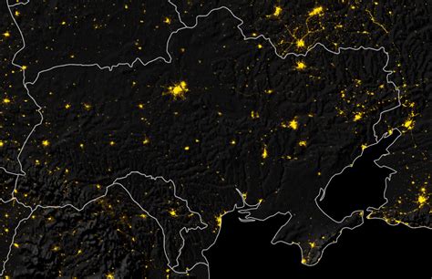 Satellite Imagery Shows Ukraine Going Dark Cnn