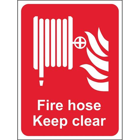 Fire Hose Keep Clear Signs Fire Fighting Site Safety Signs Ireland