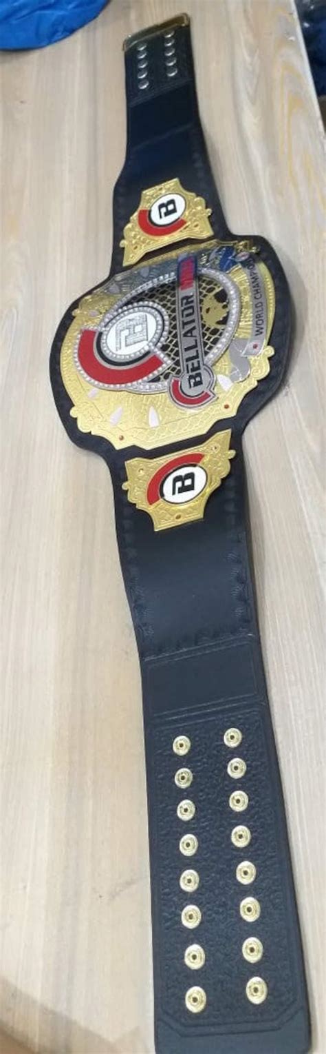 Bellator Mma World Championship Belt Copy Mm Etsy