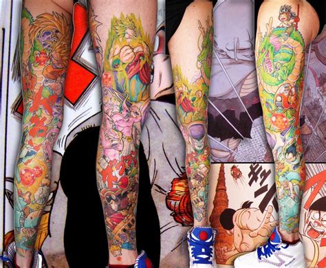 The biggest gallery of dragon ball z tattoos and sleeves, with a great character selection from goku to shenron and even the dragon balls themselves. 52+ Best Anime Tattoos