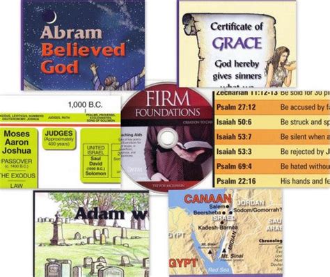 Firm Foundations Creation To Christ Revised Adult Set Print