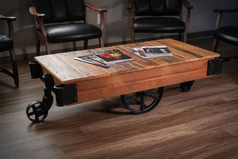 Factory Cart Coffee Table From Dutchcrafters Amish Furniture