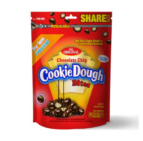 Cookie Dough Bites Chocolate Chip 298g Sugar Box
