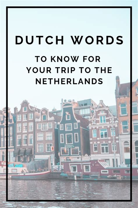 25 basic dutch phrases to use in the the netherlands la vie en travel