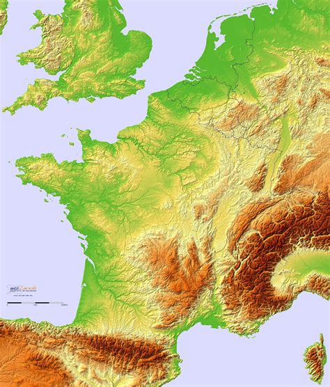 Vil du vite noe mer om noen av reisemålene er det bare å trykke på en av ikonene på kartet. Frankrike topografiske kart - Kart over Frankrike ...