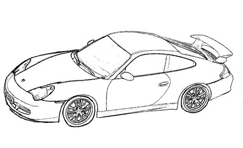 Porsche Coloring Pages - Coloring Home