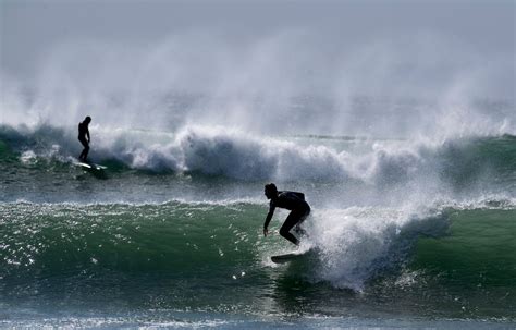 Check Out The Epic Challenging Surf Shaped By The Santa Ana Winds