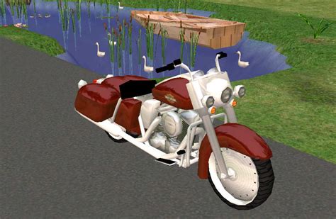 Mod The Sims Harley Davidson Motorbike