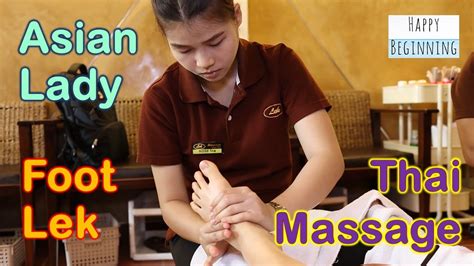 foot massage asian lady lek s22 bangkok thailand youtube