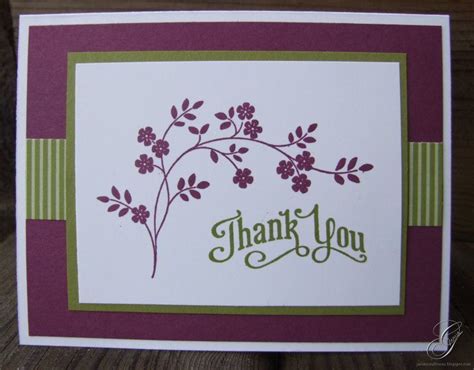 Thank You Handmade Thank You Cards Stamping Up Cards Cards Handmade