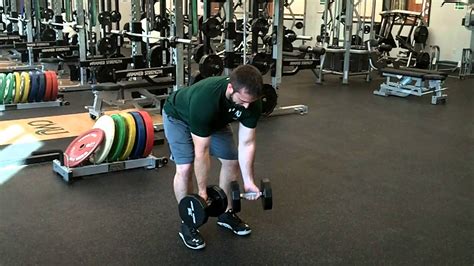 Db Bent Over Row Supinated Grip Youtube