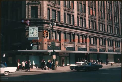 1960s Detroit Street Scene Cars Deep Shadows Orig Amateur 35mm Photo Slide 4995 Picclick