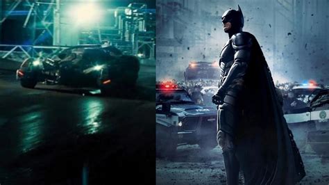 Batman V Superman Batmobile Chase With The Dark Knight Theme Youtube
