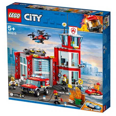 Lego city is a theme under which lego building sets are released based on city life, with the models depicting city and emergency services (such as police and fire), airport, train, construction. Lego City Fire Station 60215 | Jarrold, Norwich
