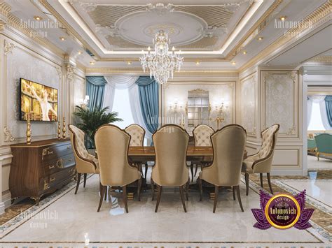 Classic Dining Room Decoration Luxury Interior Design