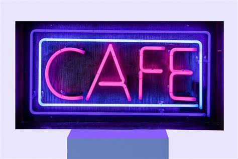 Cafe Neon Kemp London Bespoke Neon Signs Prop Hire Large Format