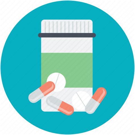 Drugs Medicine Bottle Medicine Jar Pills Syrup Icon