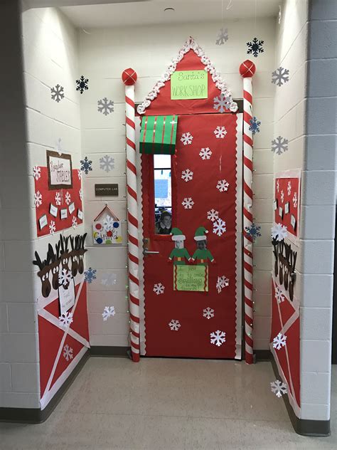 Creative Christmas Classroom Door Decorations Pin By Mackenzie Leach