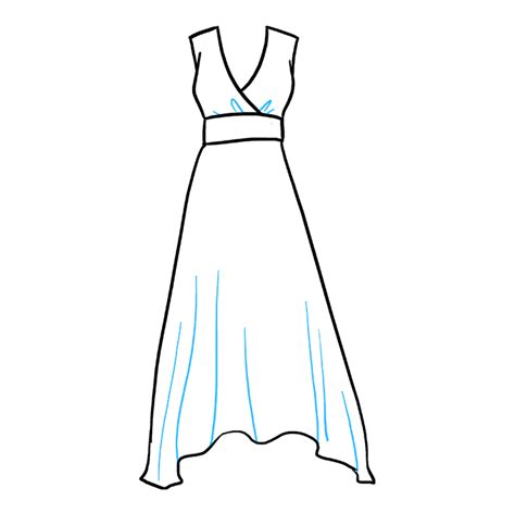 How To Draw A Dress Really Easy Drawing Tutorial