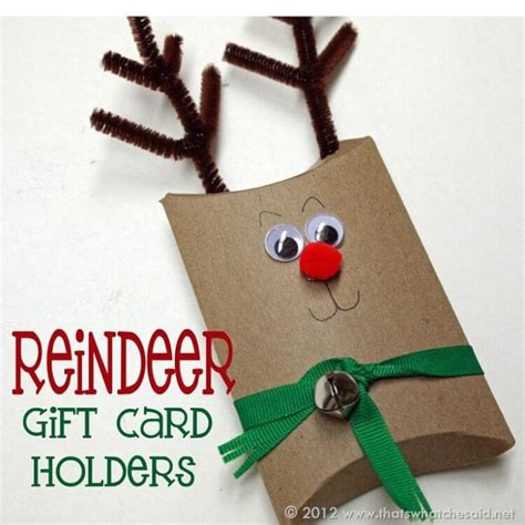 Reindeer Gift Card Holders Gift Cards Money Christmas Wrapping Gift