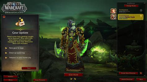 World Of Warcraft Characters List