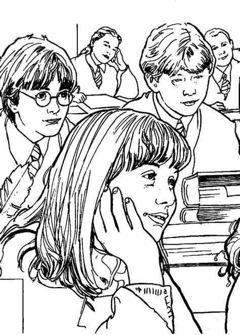 Avevano il vantaggio di essere riutilizzabili: 120 Disegni di Harry Potter da Colorare | PianetaBambini.it