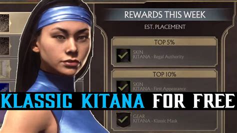 Mk11 Klassic Kitana Skins For Free Youtube