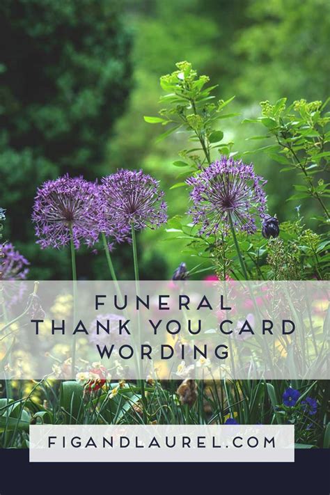 Create your own photo thank you cards! Funeral Thank You Card Wording: What to Say for Sympathy ...