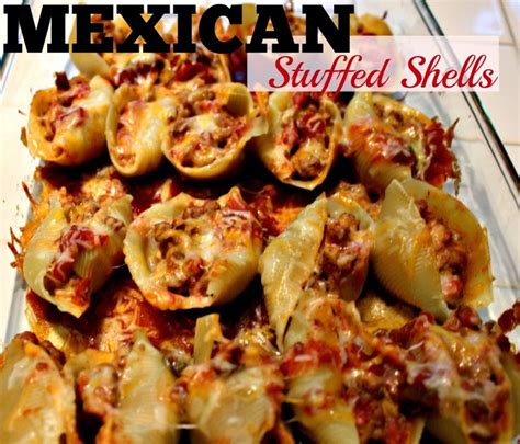 The Everyday Momma Mexican Stuffed Shells Recipe