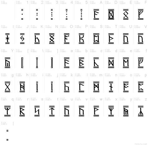 Font dwarf runes available for download free! Dwarf Runes 2 font